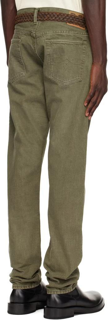 RRL Green Slim-Fit Jeans 3