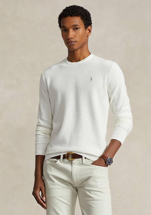 Ralph Lauren Ralph Lauren Textured Cotton Crew Neck Sweater