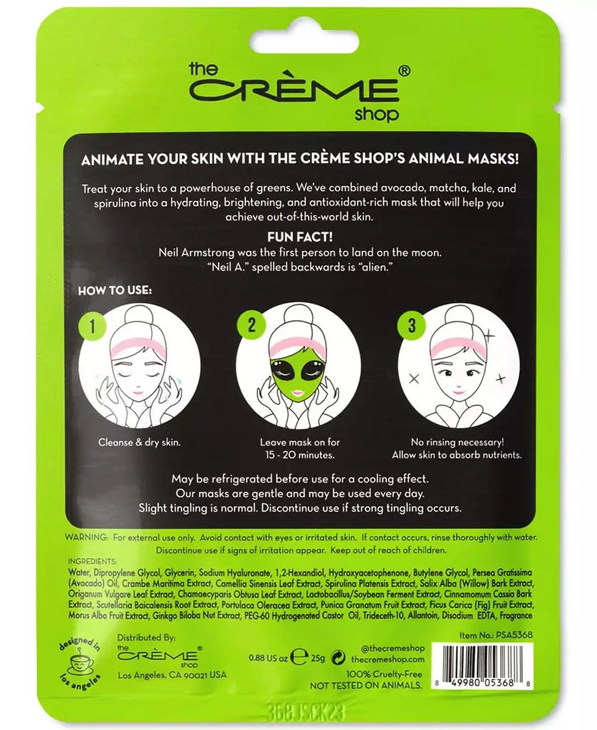 The Crème Shop Power Up, Skin! Animated Alien Face Mask 3