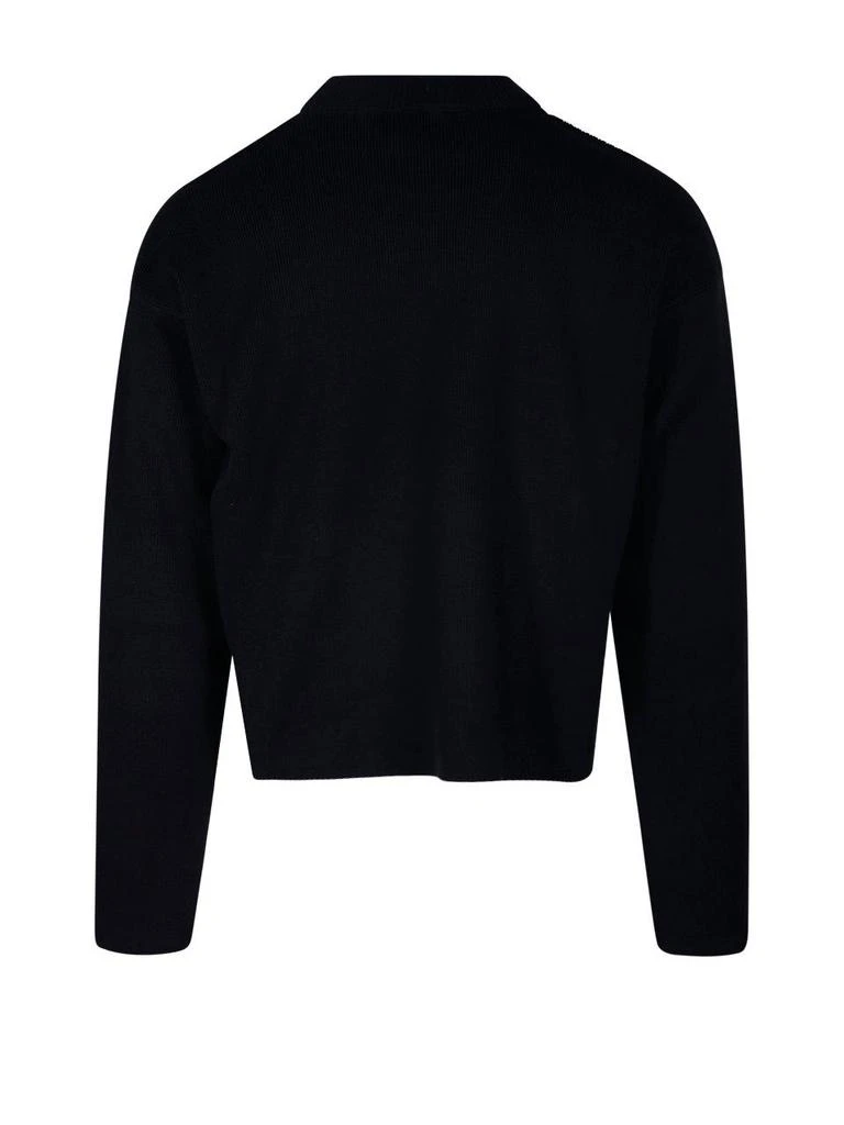 Ami Alexandre Mattiussi Logo Embroidered Knit Sweater 2