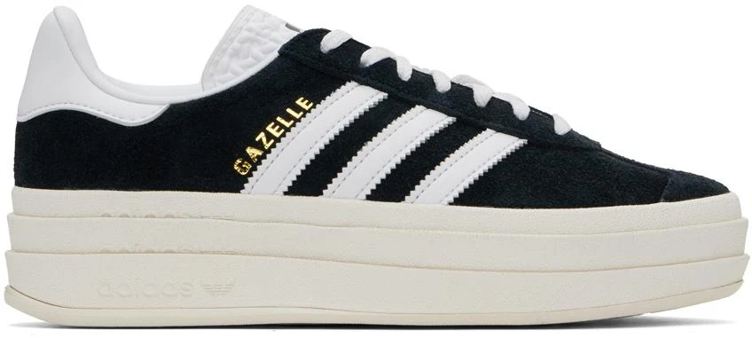 Adidas Black Gazelle Bold Sneakers 1