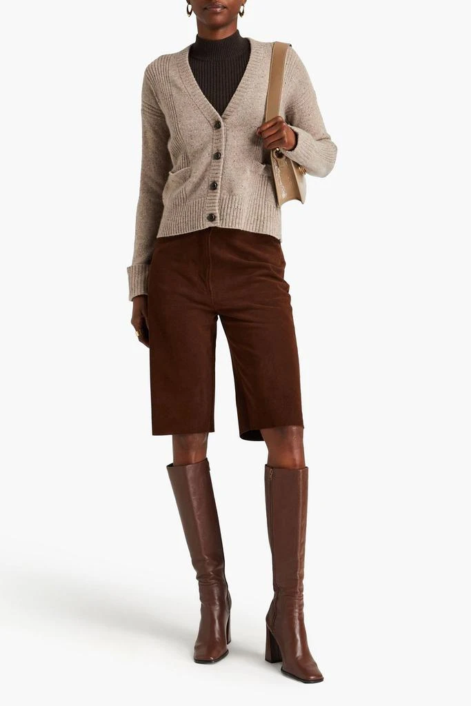 Autumn Cashmere Donegal ribbed cashmere cardigan 2