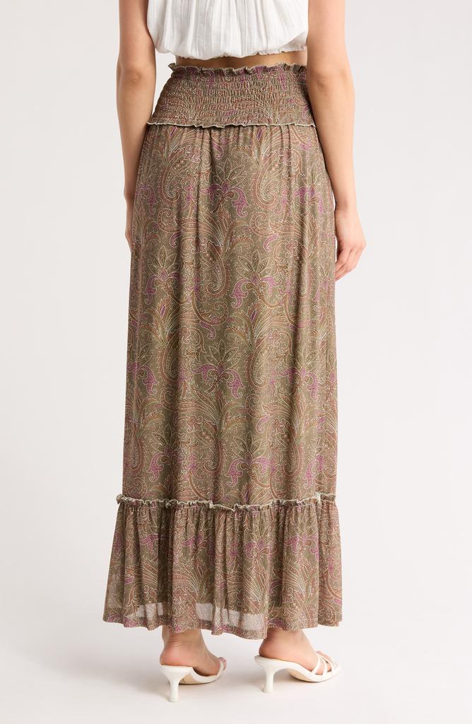 DR2 by Daniel Rainn Smocked Maxi Skirt
