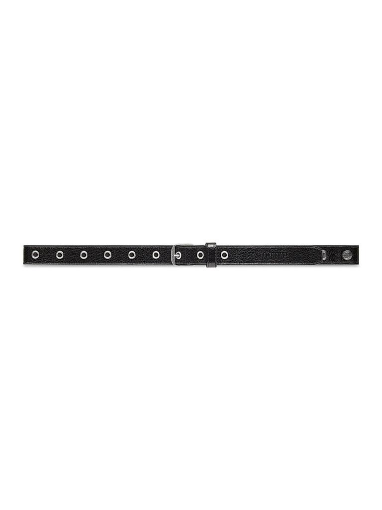 Balenciaga Le Cagole Charms leather belt - Belts - Free