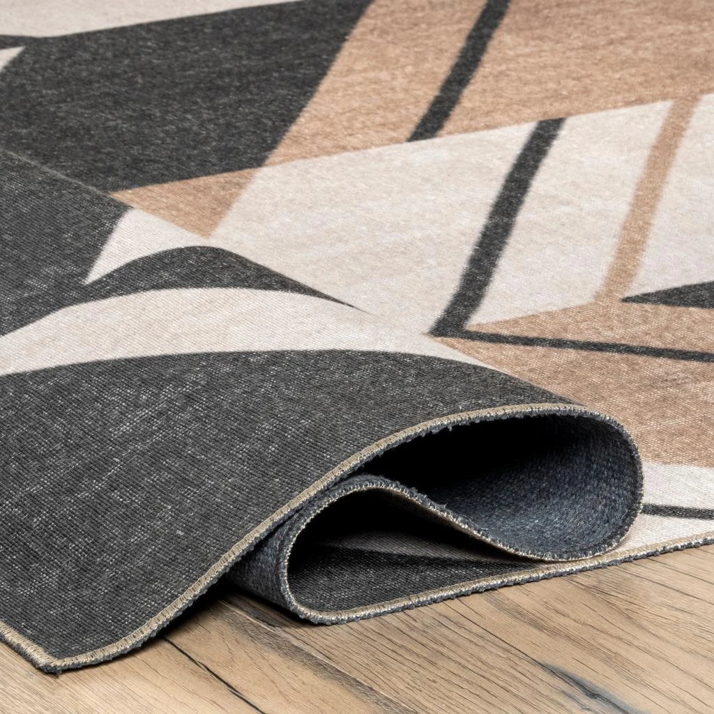 nuLOOM Rita Chevron Machine Washable Area Rug 6