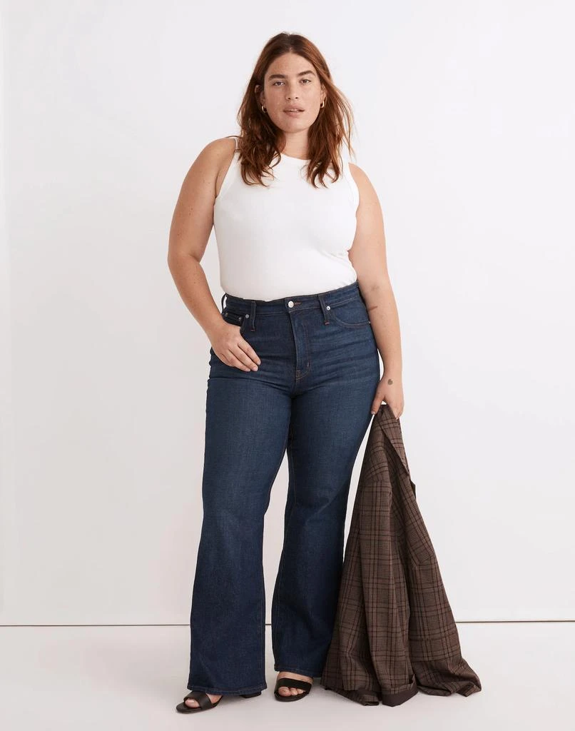 Shop The Plus Perfect Vintage Flare Jean in Beaucourt Wash on Sale