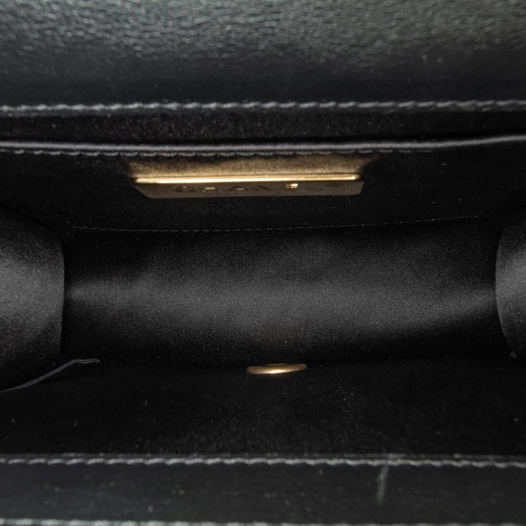 Chanel Chanel Black Coco Embossed Flap Shoulder Bag
 10