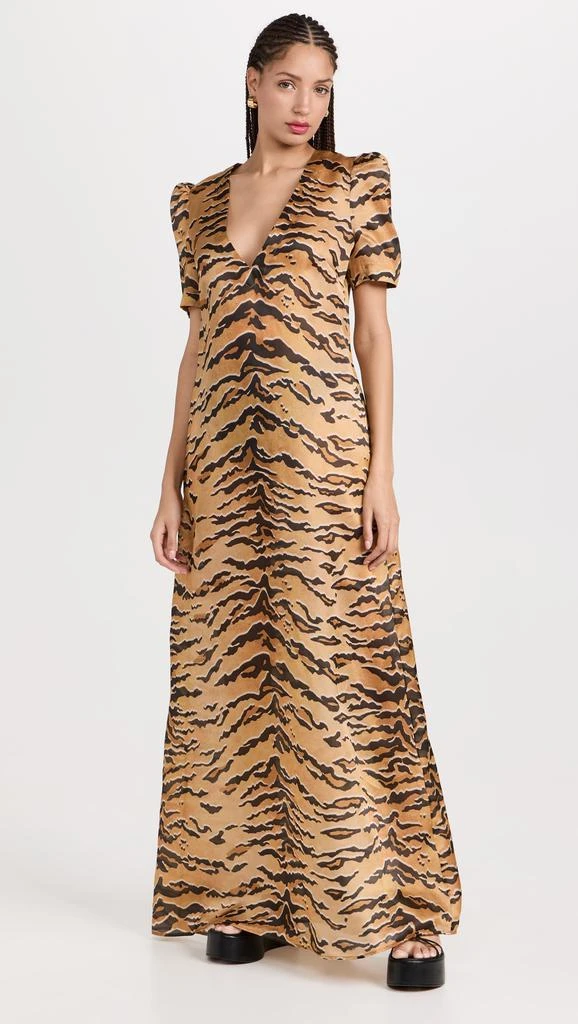 Zimmermann Matchmaker Short Sleeve Maxi Dress 1