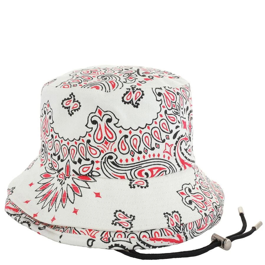 Sacai Double Brim Bandana-Print Bucket Hat 3