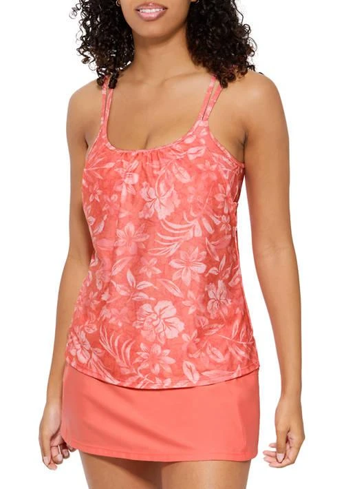 Ocean + Coast® Coast Womens Batik Crush 2 In 1 Tankini 1