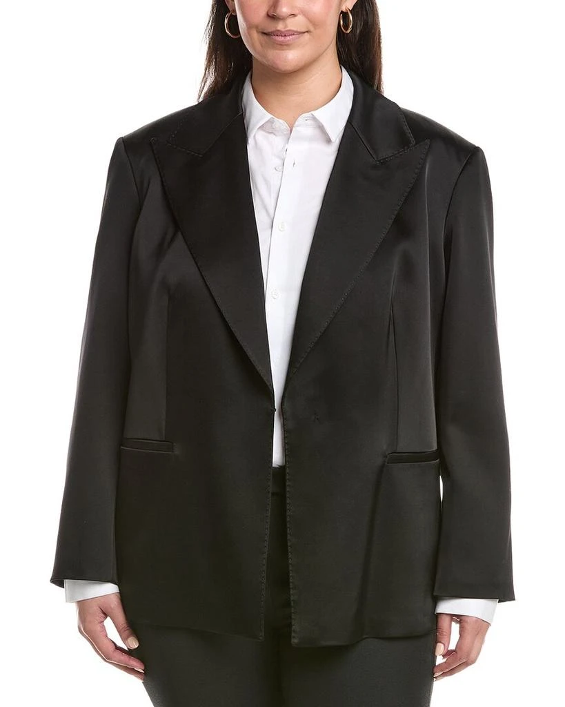 Lafayette 148 New York Plus Peak Lapel Blazer