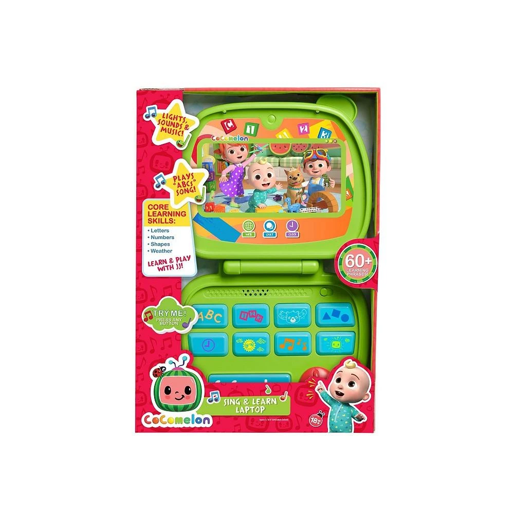 Just Play CoComelon Sing and Learn Laptop Toy for Kids, Lights & Sounds 1