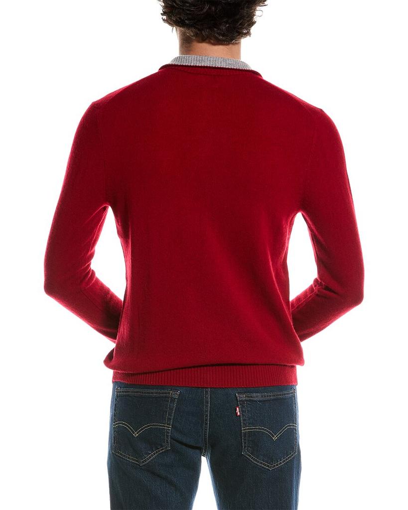 Qi Cashmere 1/4-Zip Cashmere Mock Sweater