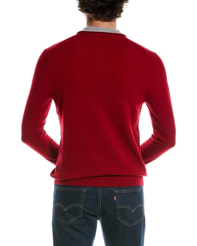 Qi Cashmere 1/4-Zip Cashmere Mock Sweater 2