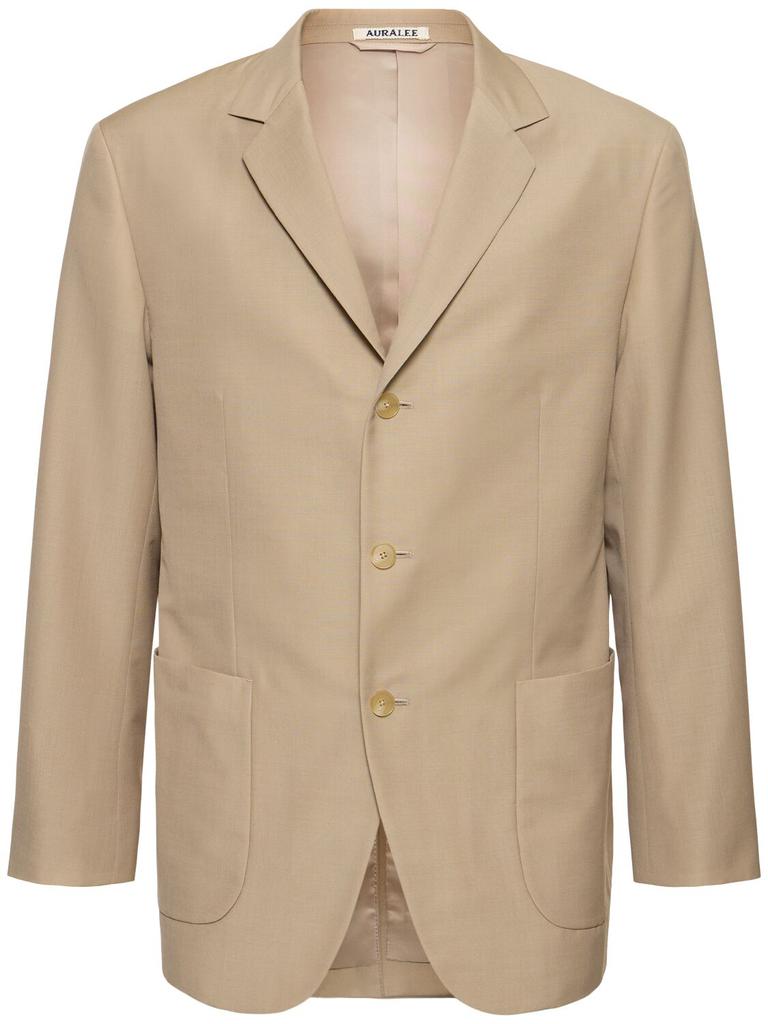 Auralee Light Wool Max Gabardine Jacket - Jackets - BeyondStyle