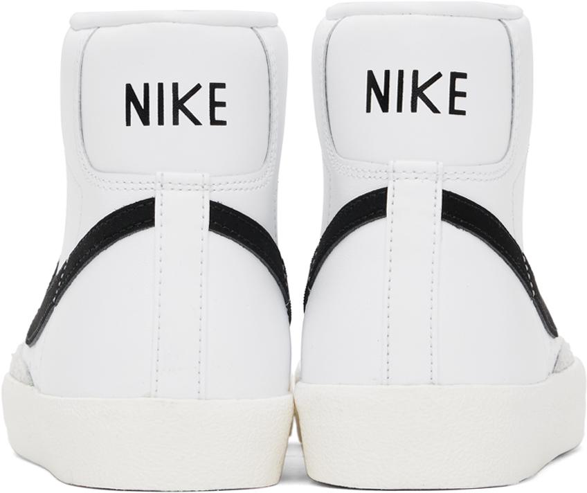 NIKE White Blazer Mid '77 Vintage Sneakers