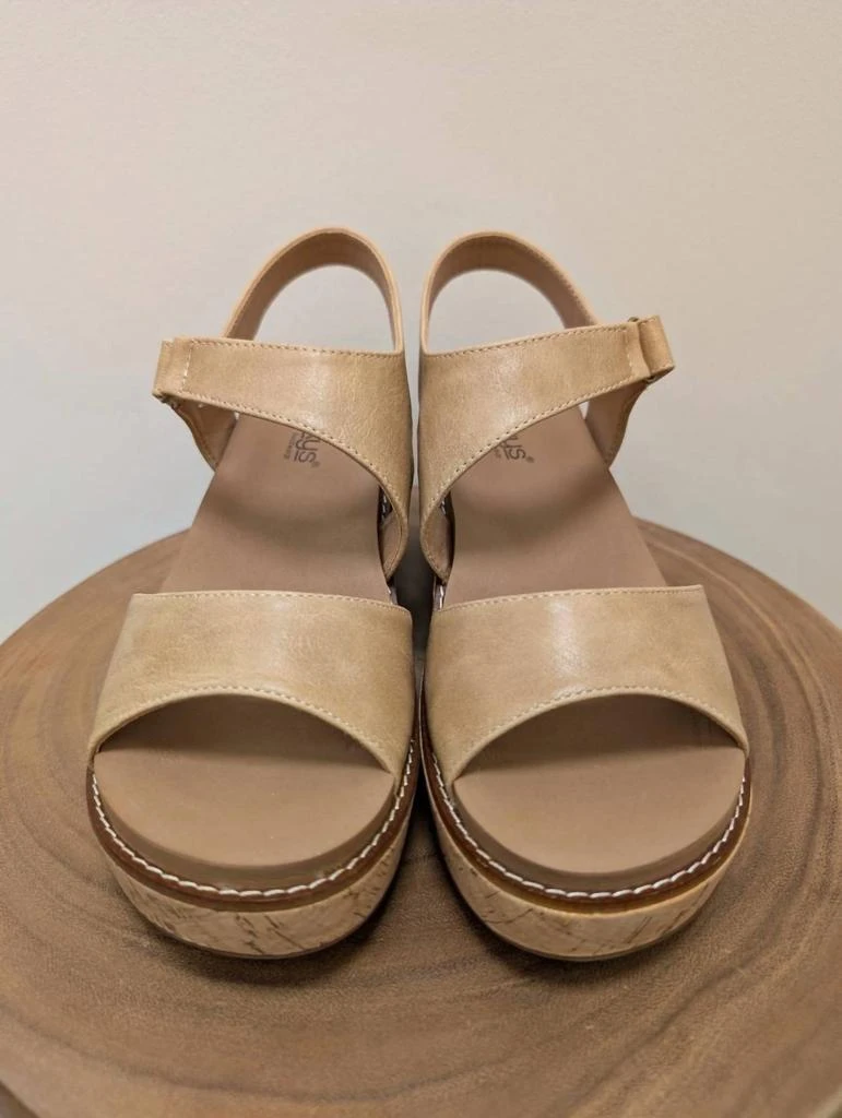 Cozy Co. Cozy Co. - 5'o Clock Wedges Taupe 2