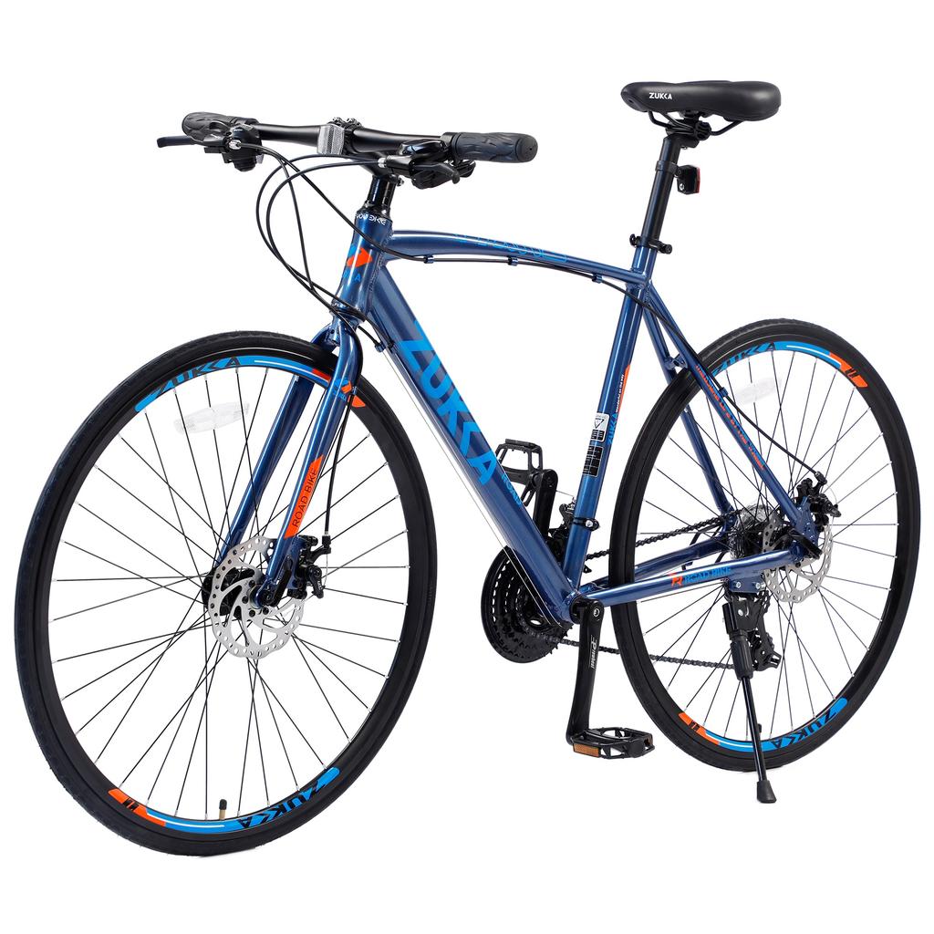 Streamdale Furniture Streamdale 27 Speed Hybrid Bike Disc Brake 700C Road Bike For Men Women's City