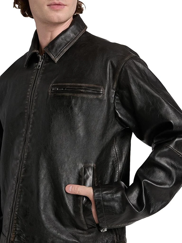 Ksubi Eldorado Collared Leather Jacket 6