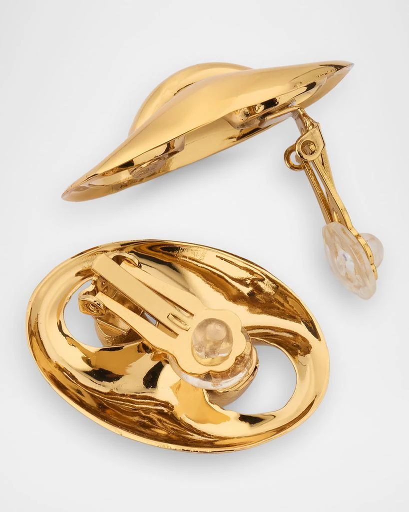 GAS Bijoux Cophea Gold Stud Earrings 4