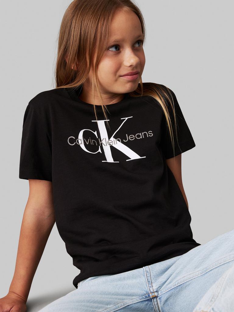 Calvin Klein Calvin Klein Kids CK Monogram T-Shirt in Black