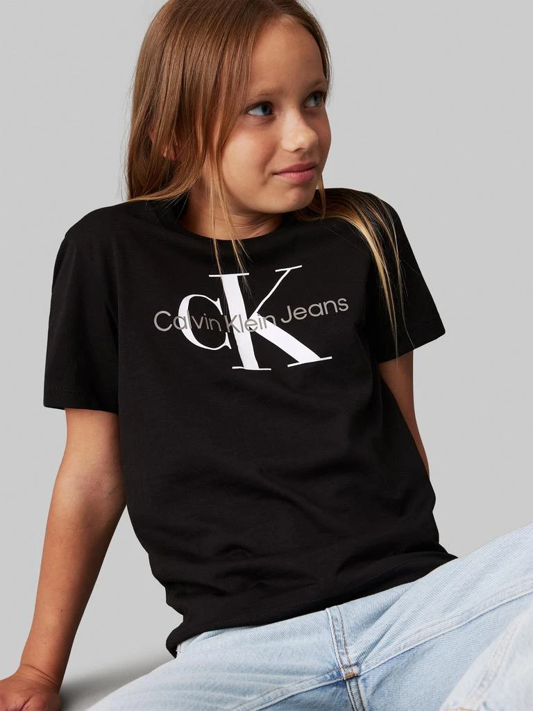 Calvin Klein Calvin Klein Kids CK Monogram T-Shirt in Black 1