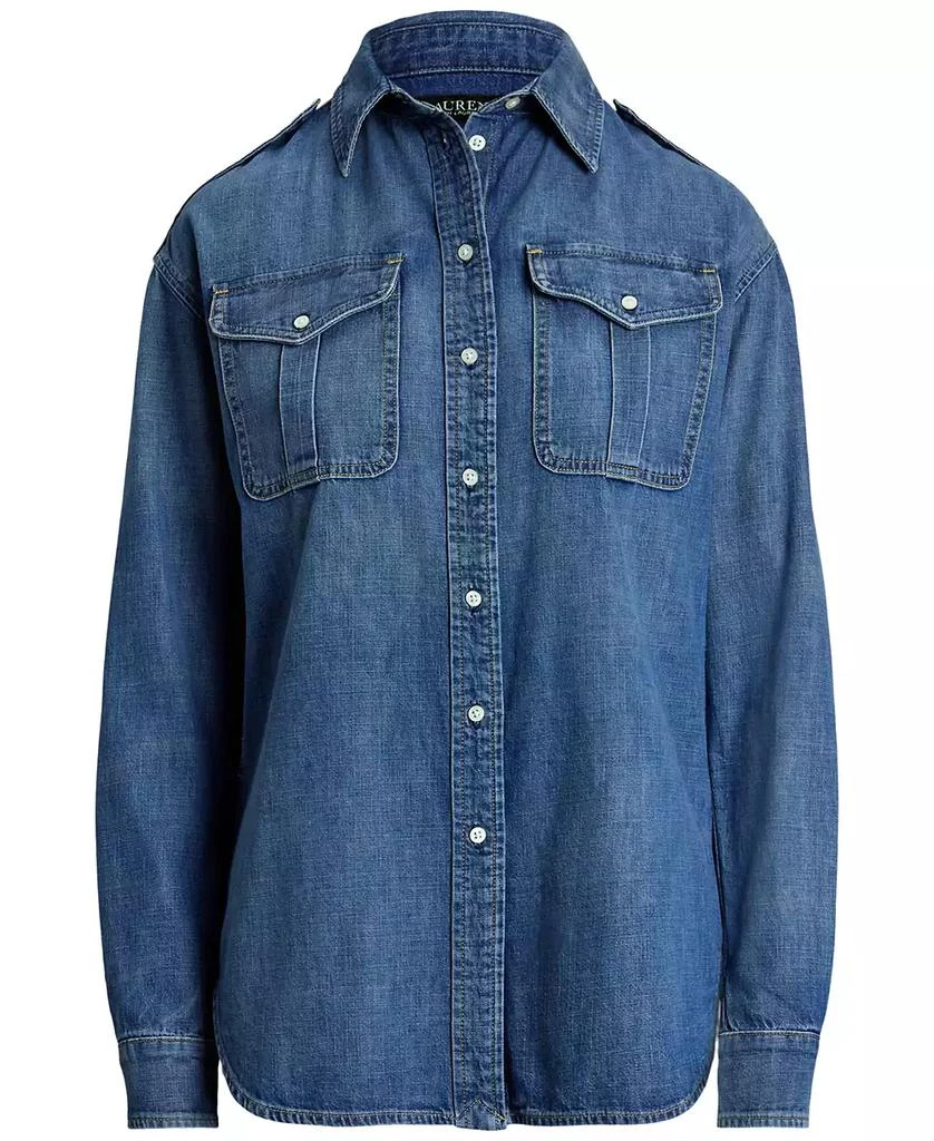 Ralph Lauren Women's Relaxed-Fit Denim Shirt 5