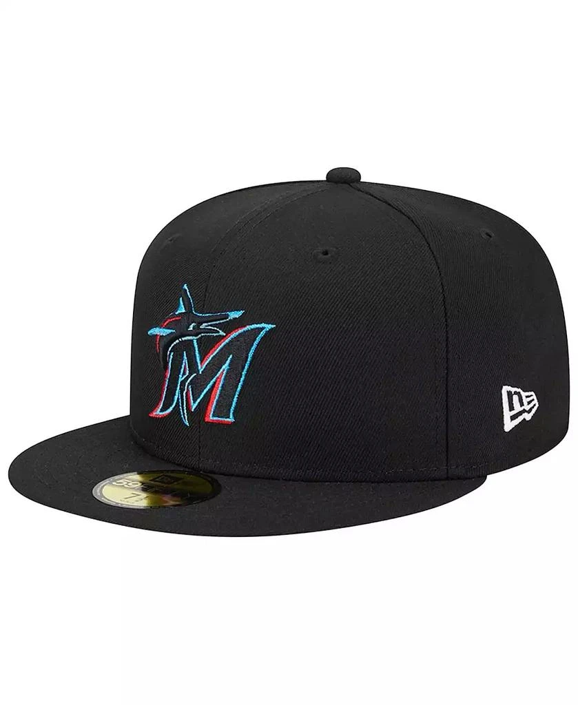 New Era Men's Black Miami Marlins 2017 MLB All-Star Game Team Color 59FIFTY Fitted Hat 3