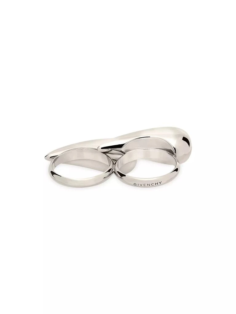 Givenchy G Tears Double Fingers Ring in Metal 3