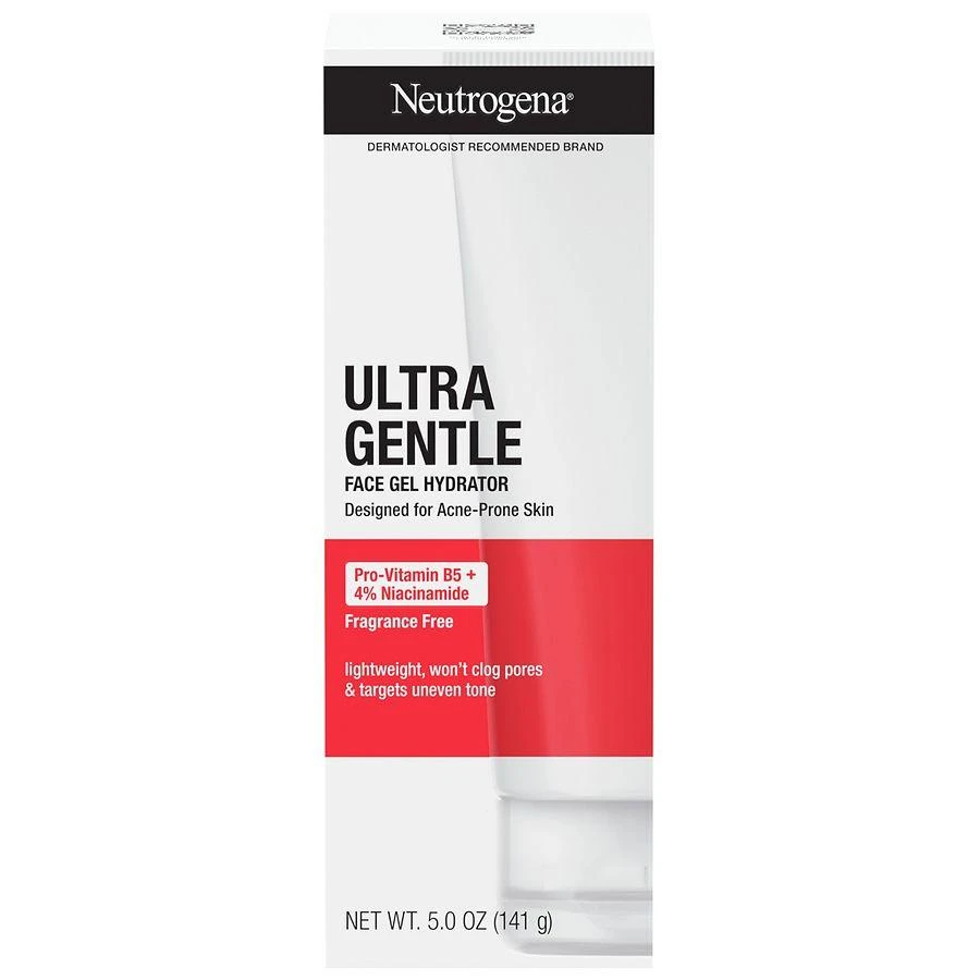 Neutrogena Ultra Gentle Face Gel Hydrator, Pro-Vitamin B5 + 4% Niacinamide 1