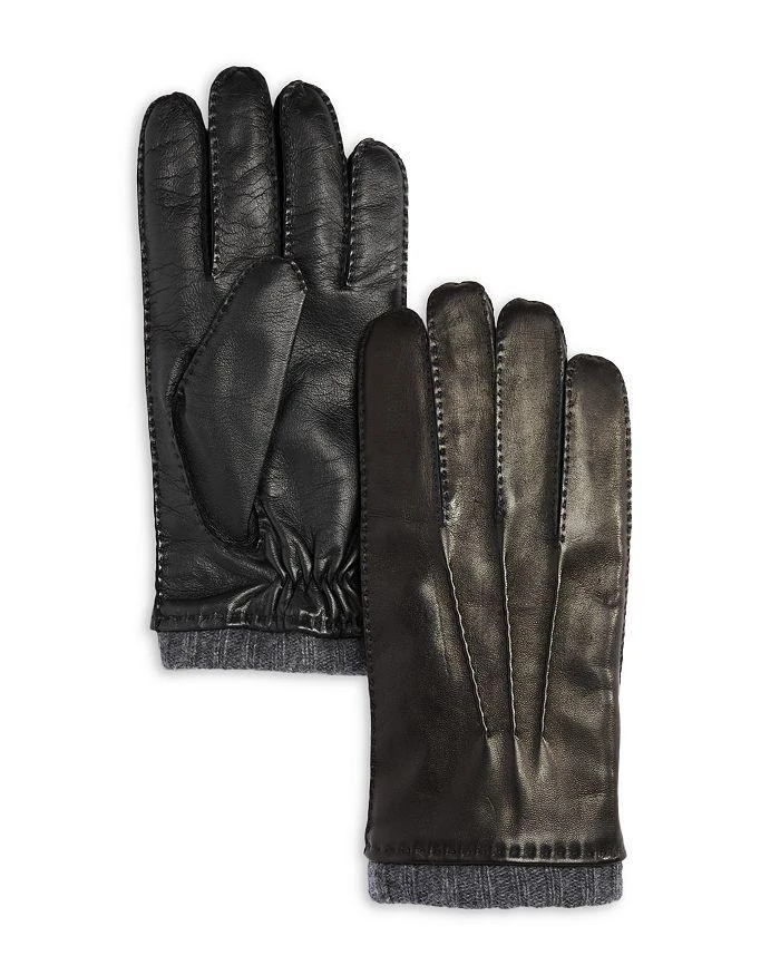 The Men's Store at Bloomingdale's Leather Cashmere Lined Gloves - Exclusive 1