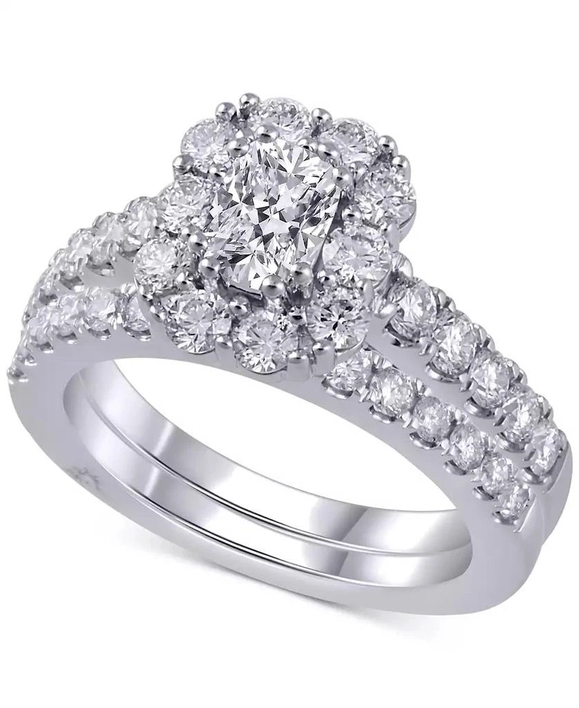 MARCHESA Certified Diamond Bridal Set (2 ct. t.w.) in 18k White, Yellow or Rose Gold 1