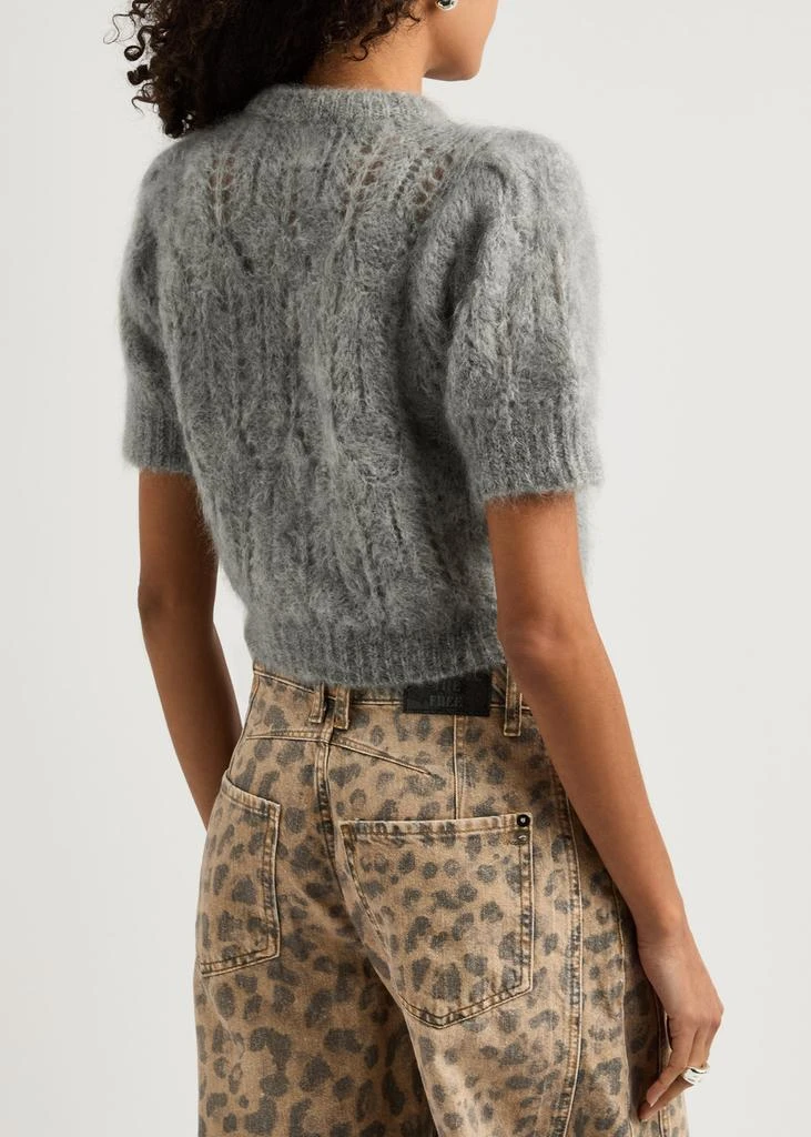 Citizens of Humanity Odette pointelle-knit mohair-blend jumper 3