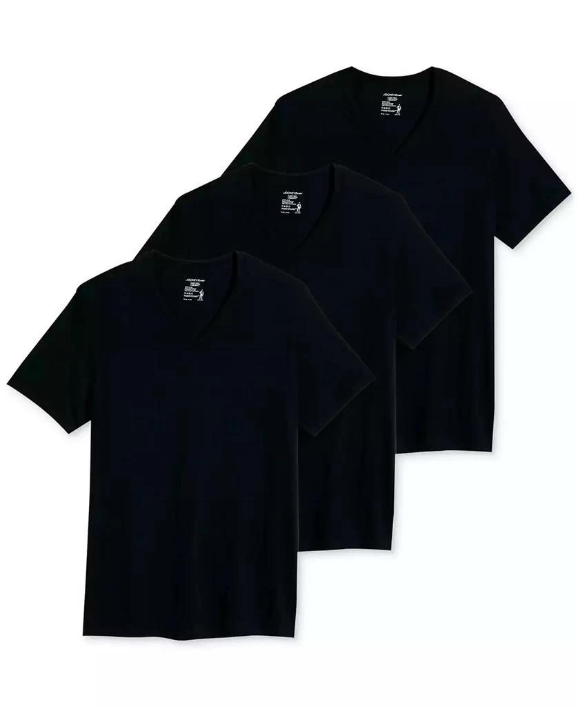 Jockey Men's 3-Pack Classic V-Neck Undershirts 2