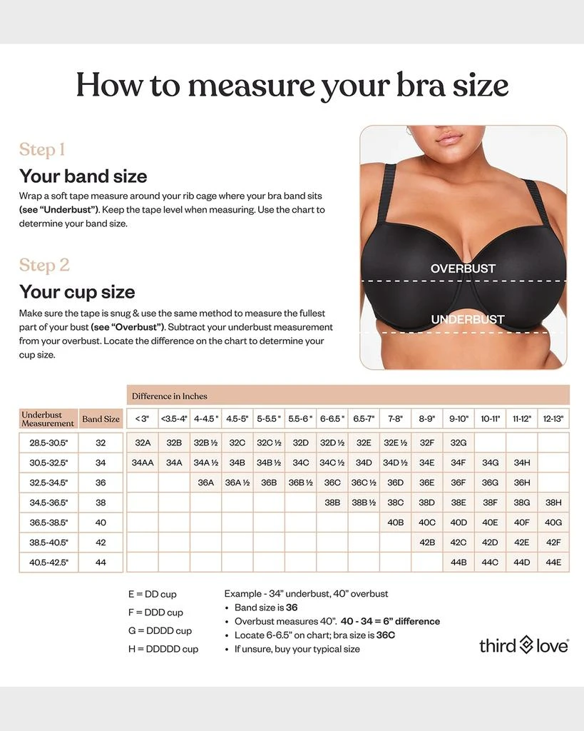 ThirdLove Classic Unlined Minimizer Bra 4