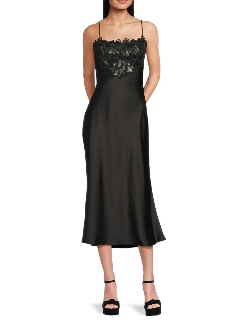 Elora Embroidered Satin Midi-Dress  On Sale Now with Up to 80% Off |  Discover Exclusive Deals & Savings at BeyondStyle  Authentic Ramy Brook  women's apparel|Women's|dresses|women's|sheath with Limited-Time Discounts,  Free Shipping,