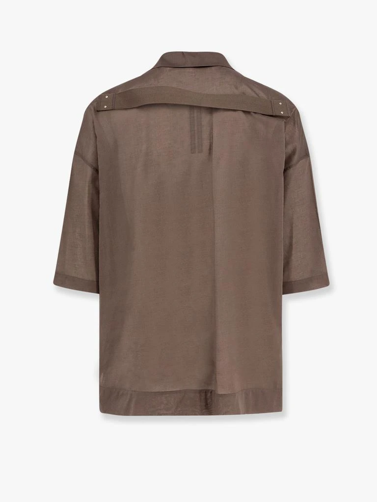 Rick Owens Camicia magnum tommy in cotone organico certificato 4