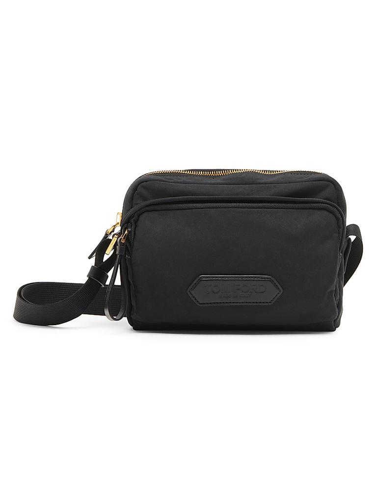 Tom Ford Tom Ford Logo Patch Small Messenger Bag - Shoulder