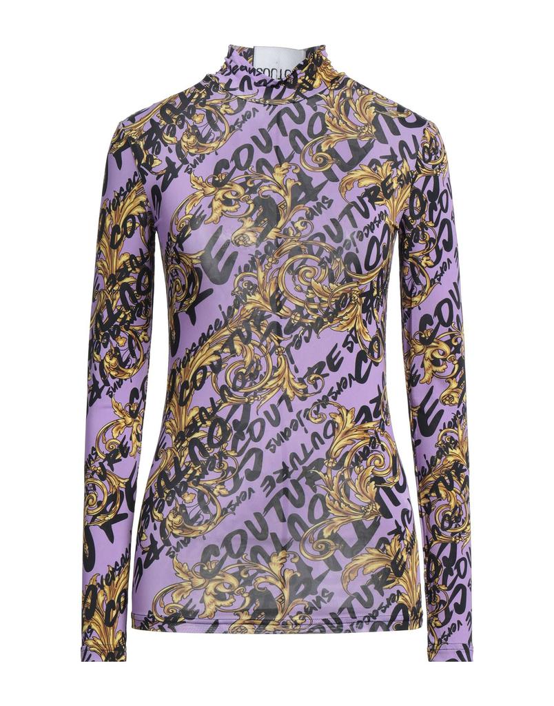 【関税&送料込】Versace Starry Sky T-Shirt Black T-shirt with contrast print brand VERSACE JEANS