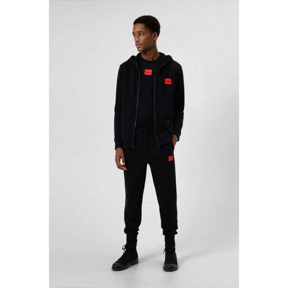 Hugo Boss BOSS - Zip Through Sweatshirt In Terry Cotton With Logo Patch 2
