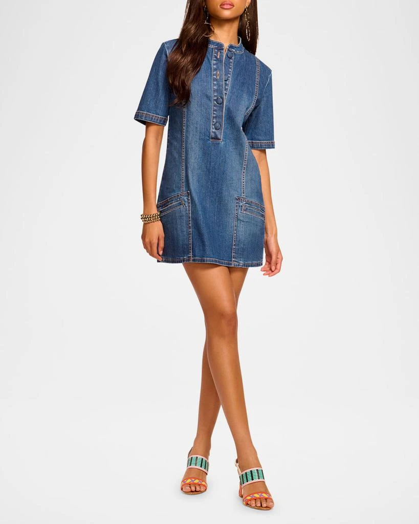 Ramy Brook Skylar Denim Mini Dress 2