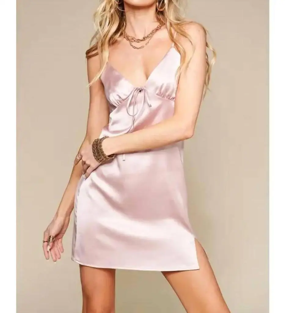 Mimosa Mimosa - Satin Slip Mini Dress