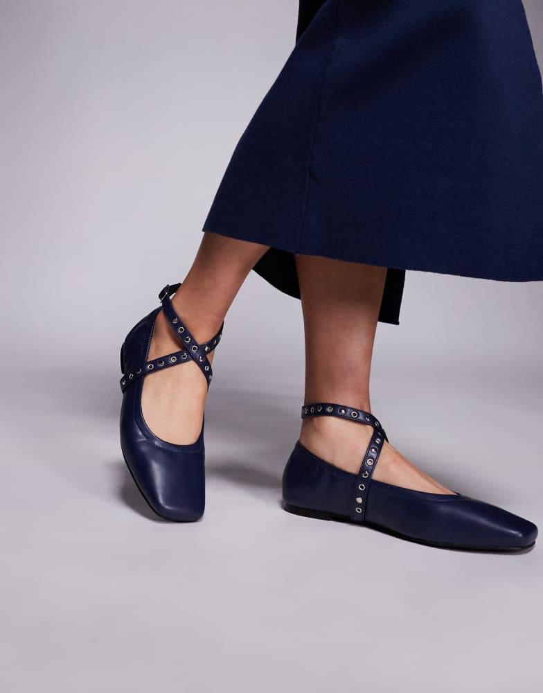 Public Desire Public Desire Scotty ballet flats in navy