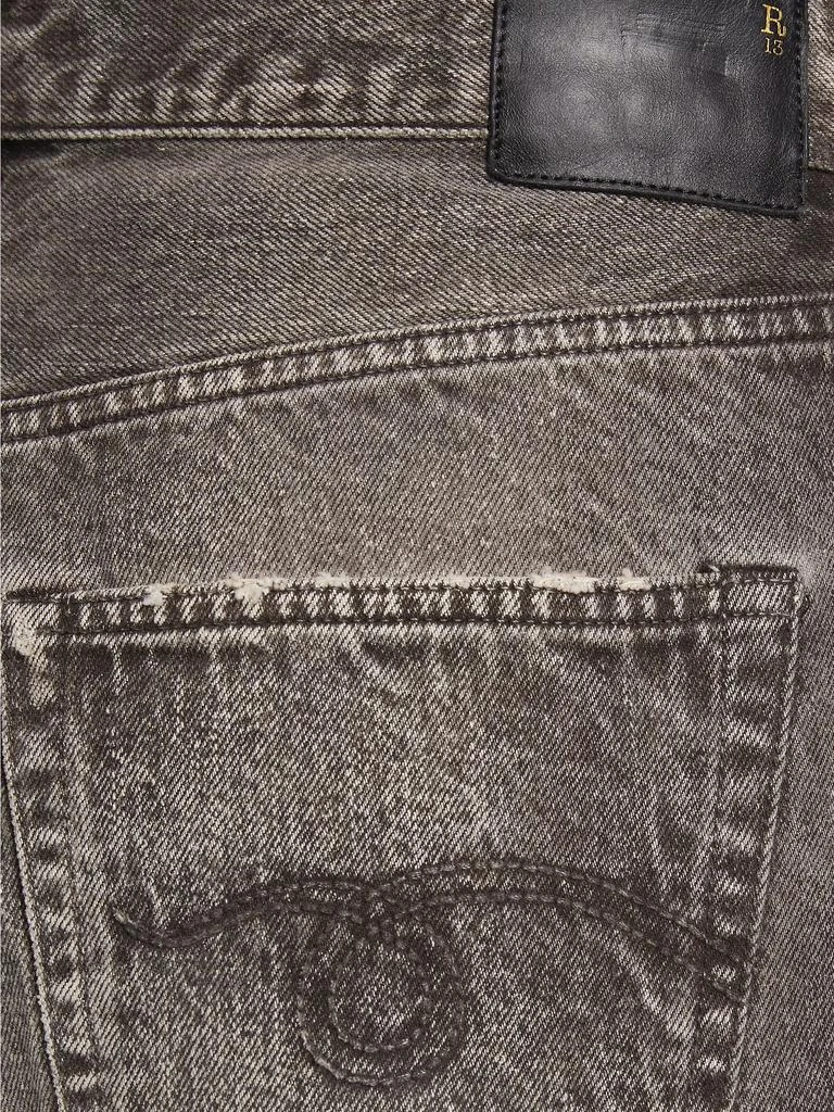 R13 Crossover Low-Rise Baggy Drop-Crotch Jeans 7