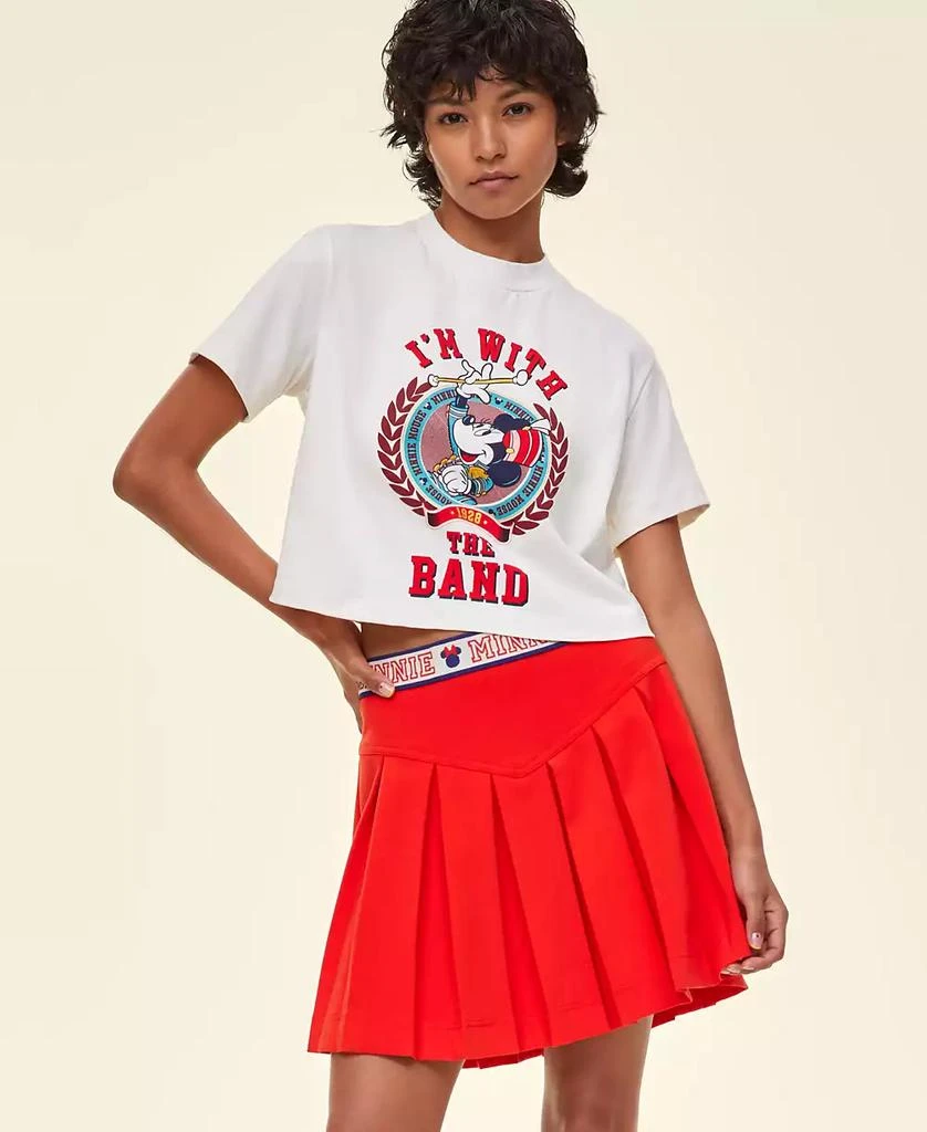 Disney | Macy's Women's Minnie Majorette Pleated Mini Skirt, Created for Macy's 4