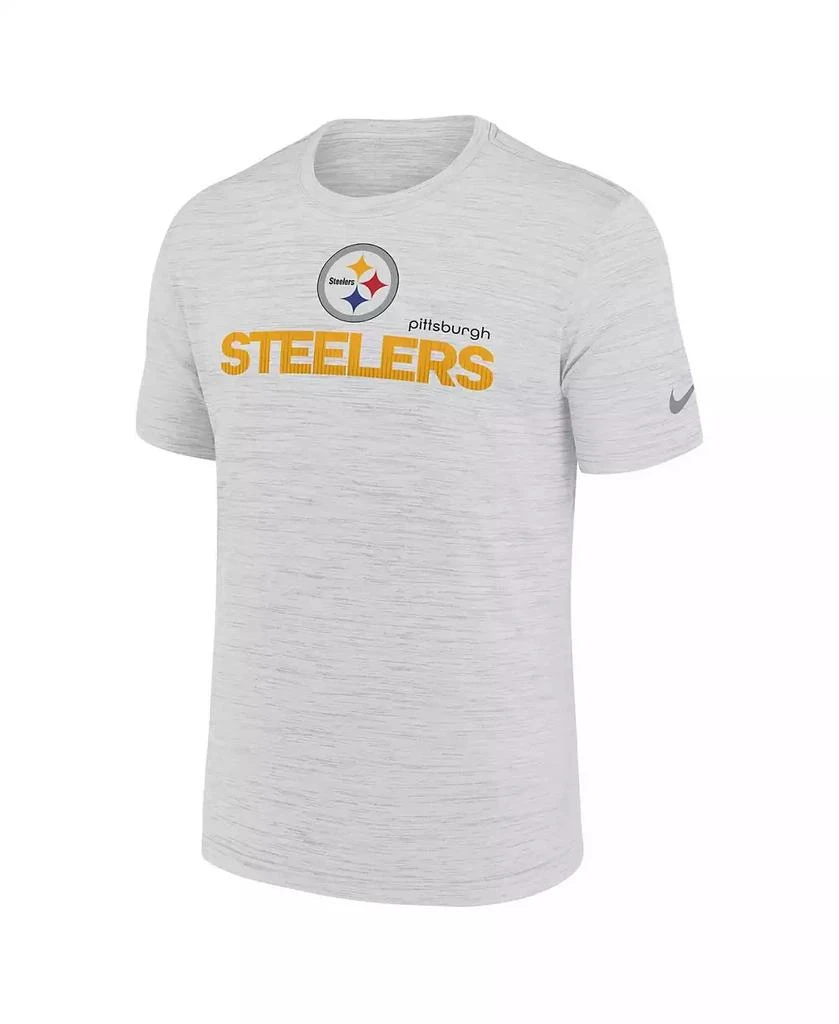 NIKE Men's White Pittsburgh Steelers Blitz Velocity Modern Performance T-Shirt 3