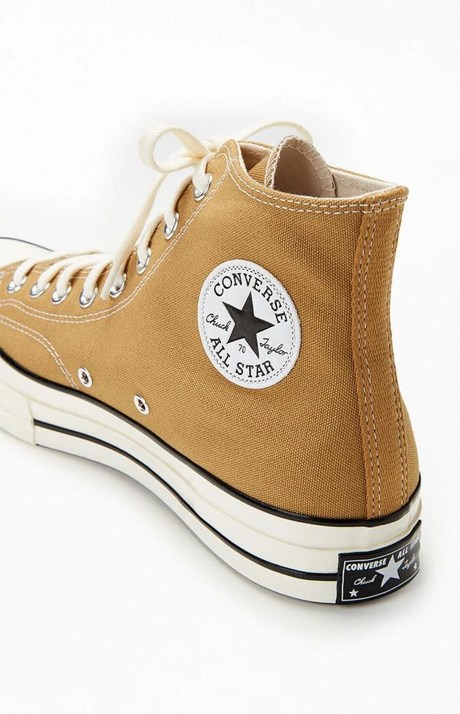 Converse Tan Chuck 70 High Top Shoes 7
