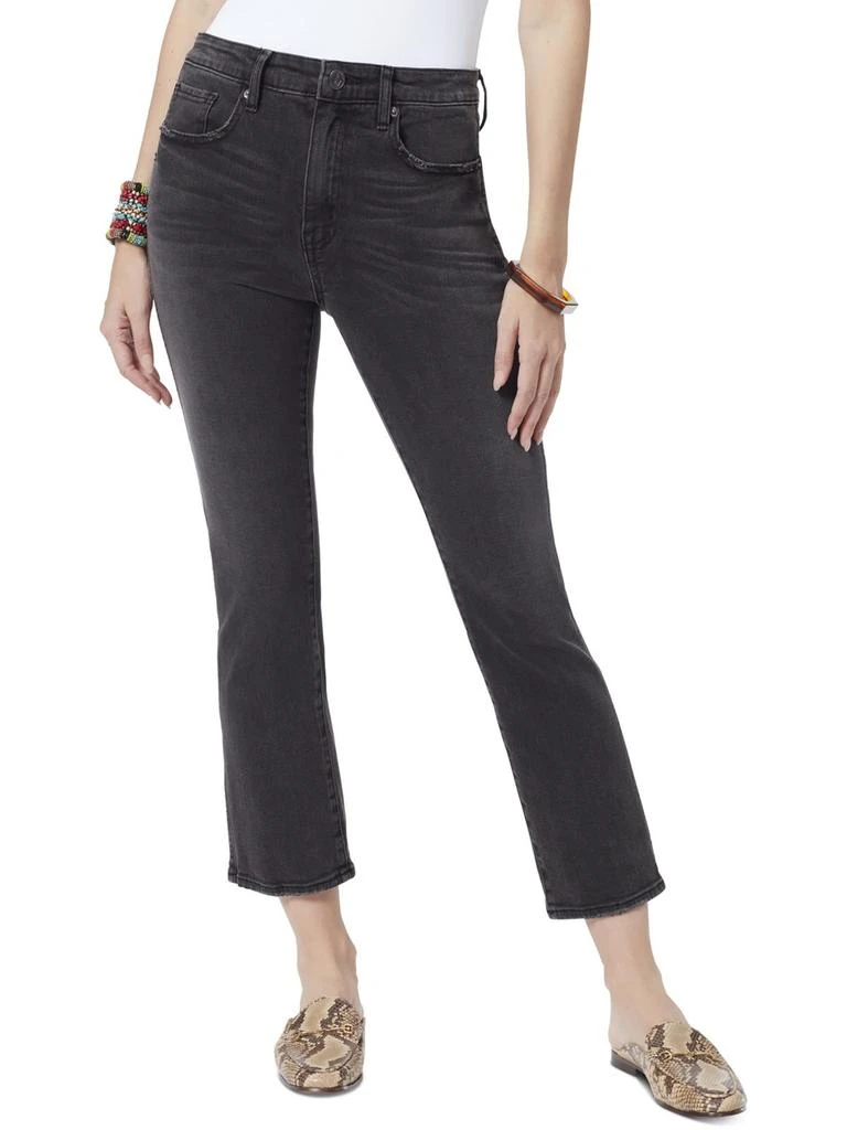 Sam Edelman Womens Kick  Flare Faded Flare Jeans 1