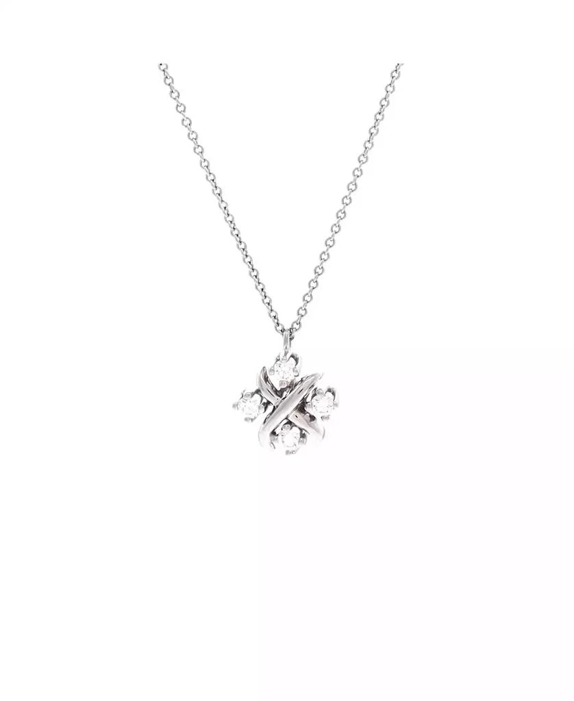 Pre-Owned Tiffany 
Co Schlumberger Lynn Pendant Necklace