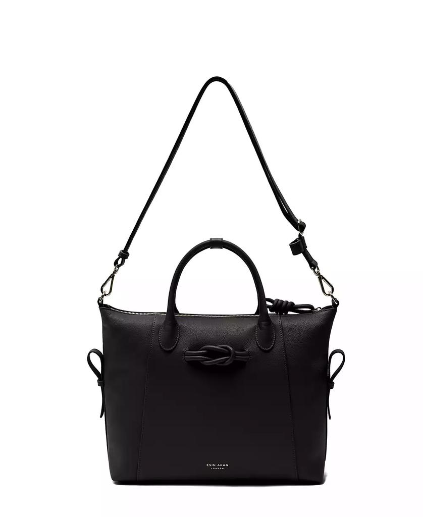 Esin Akan Wimbledon Large Leather Backpack Tote